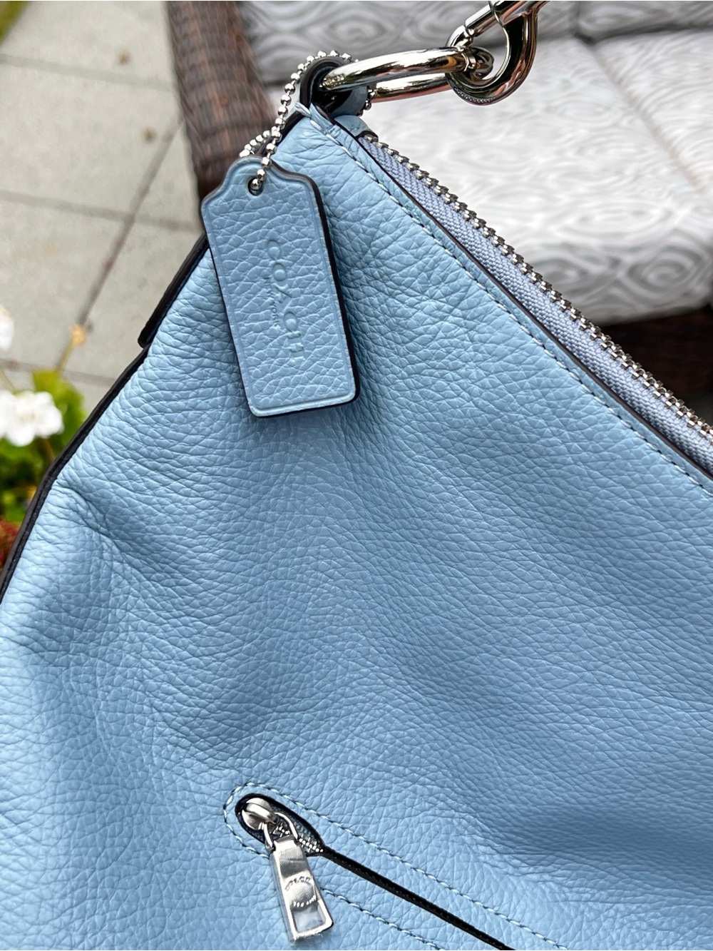 NWT Coach Abby Duffle Pebbled Leather Crossbody Bag F31507 - Picture 9 of 9